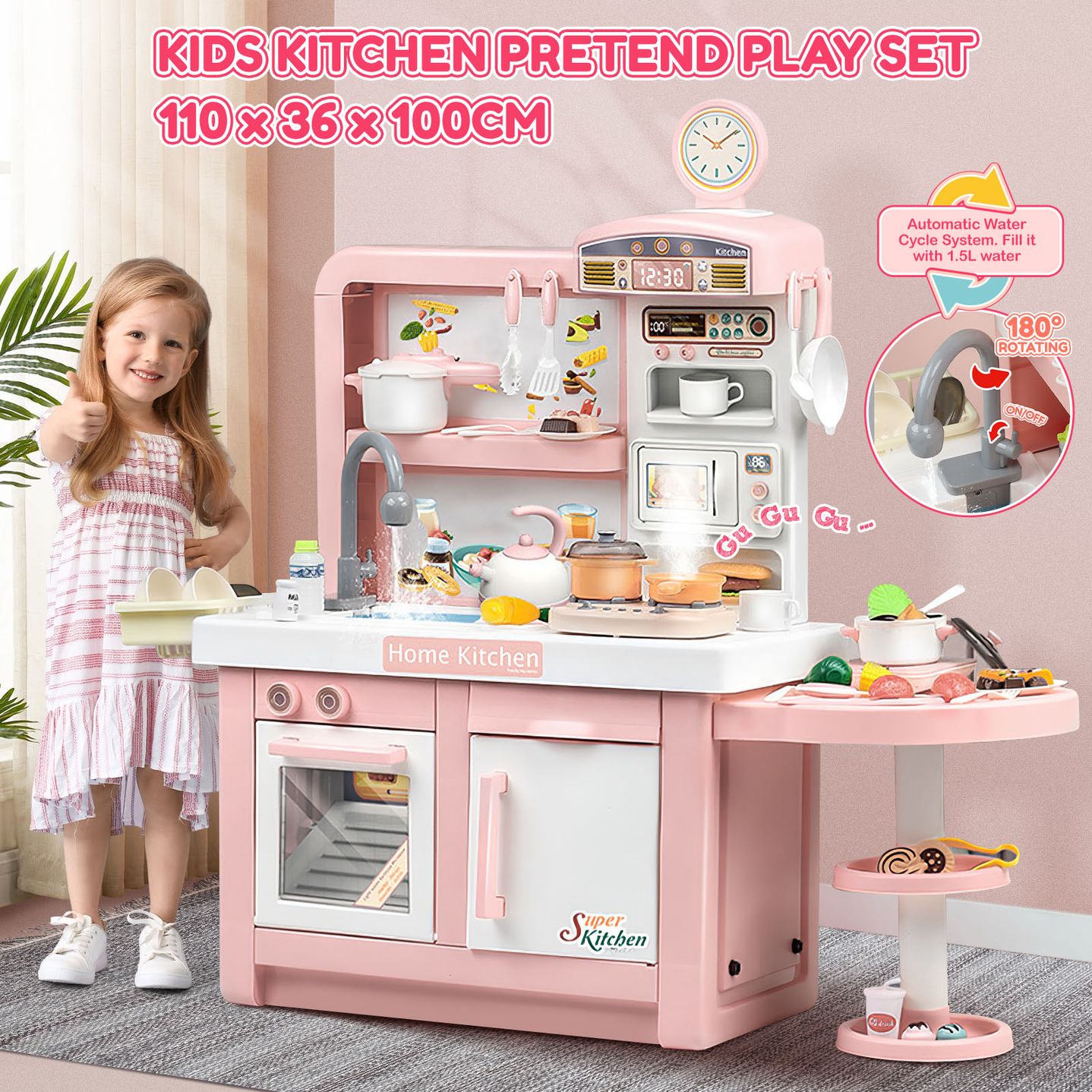 juguetes de cocina para niños, utensilios de cocina, juego de plástico, 41  Uds., accesorios - new big market