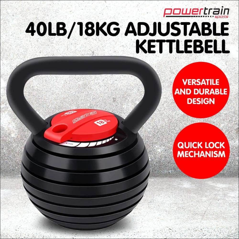 Pesas Rusas Kettlebell Ajustable 18Kg Fitness